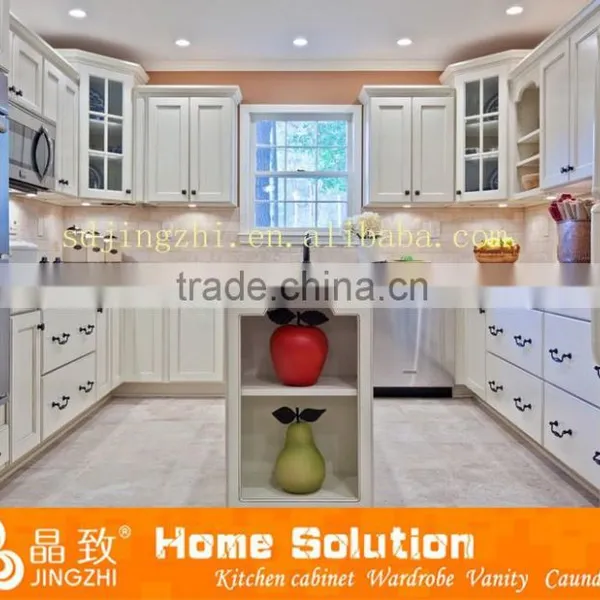 Shaker Solid Wood Kitchen Furniture With Quartz or Granite Top