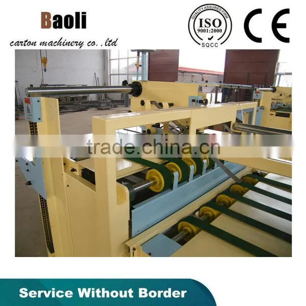 Manual Folder Gluer Machine/Corrugated Carton Folding Gluing Machine photo-4