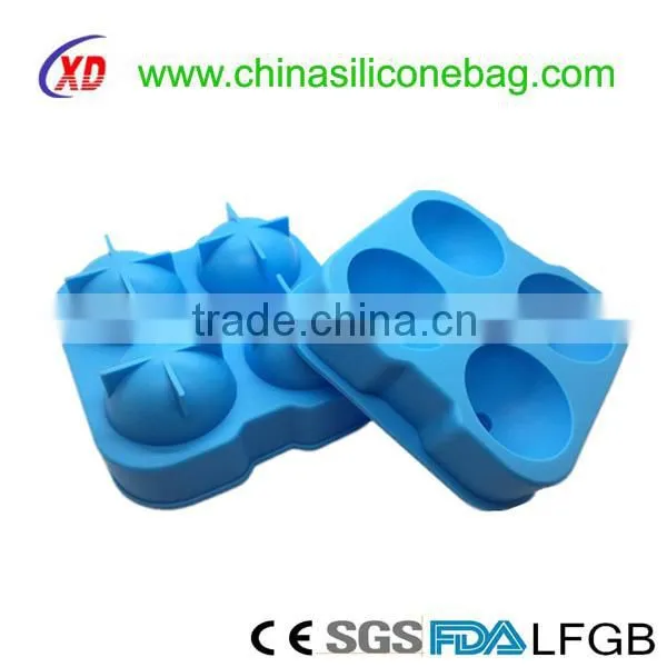 Cheap Silicone Ice Cube Ball Rubber Ball Shaped Cube Tray photo-3