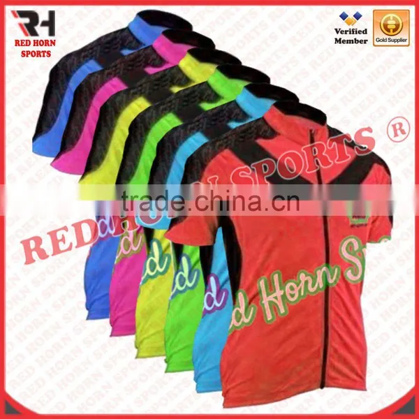 Sublimated Cycling Jersey, Plus Size Half Sleeves Jersey for Mens photo-5