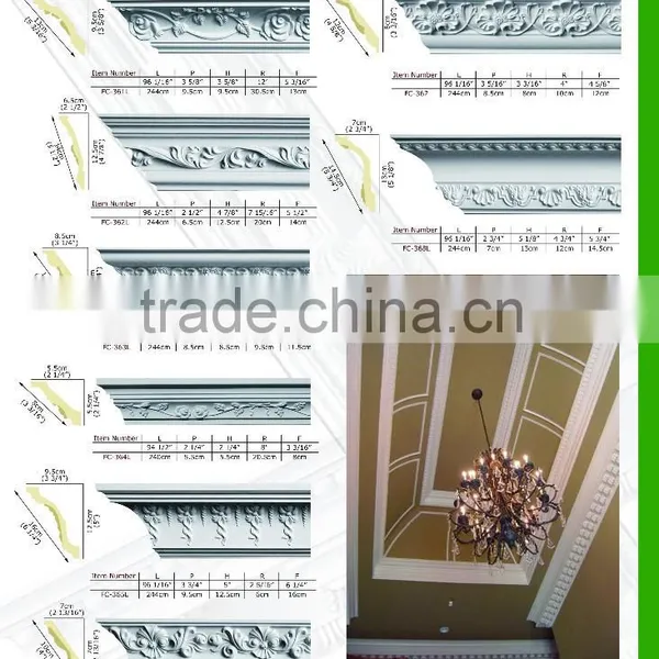 2015 High Quality Good Price Beautiful New Modern Luxury pu Cornice photo-2