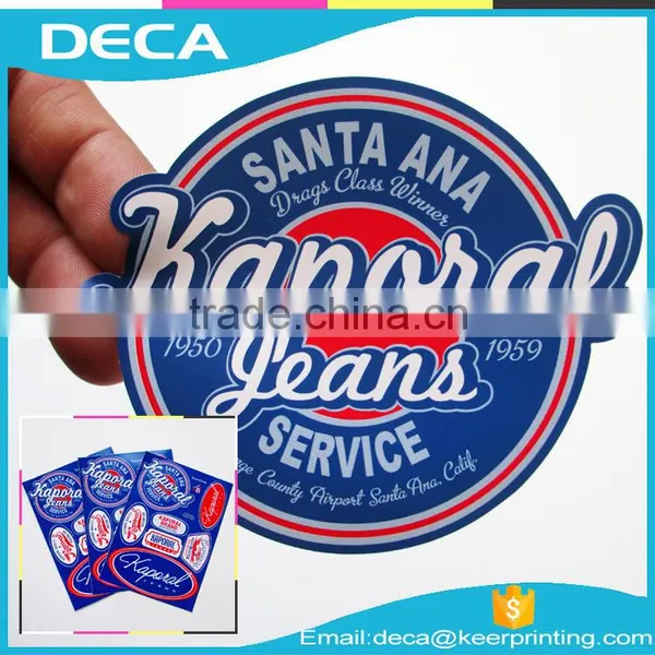 Prefessional Custom Your Own Designed Full Color Self Adhesive Sticker Printing Private Shaped Die Cut Pvc Logo Sticker Quality Choice photo-6