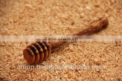 Olive Wood Carved Honey Spoon photo-4