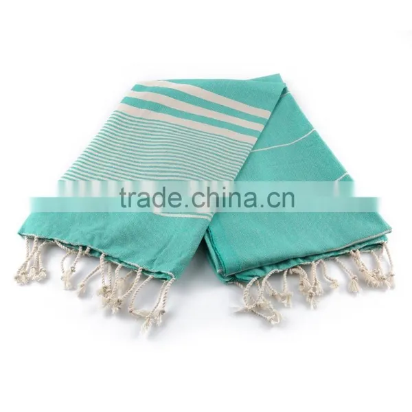 Kikoy Cotton Beachtowel/ With Tassels Cotton Blanket/ Beachtowel photo-3