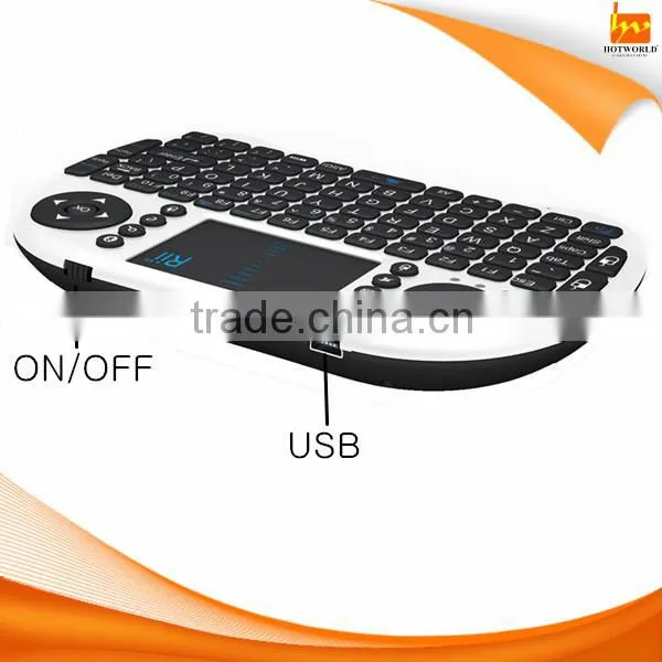 for Android Pad TV, Xbox, PS3, HTPC/IPTV, Mini 2.4GHz Wireless Touchpad Keyboard photo-3