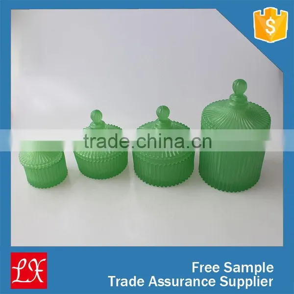 Different Size Candle Jars Wholesale Frosted photo-2
