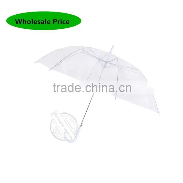 2015 China Cheap Promotional Transpaent Umbrella