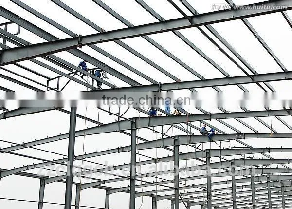 Prefabricated Structural Steel Beams and Columns Chicken Hangers
