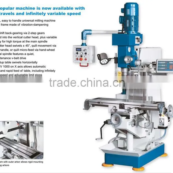 Universal Milling Machine VHF1.1 With More Travels and Infinitely Variable Speed photo-4
