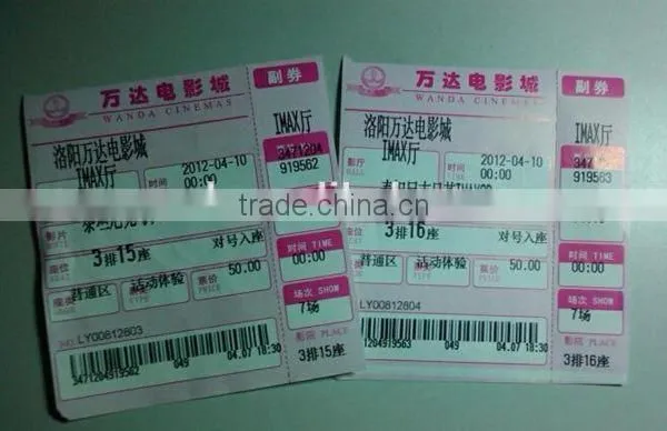 Thin Thermal Paper Movie Ticket Printing Cheap Price photo-5