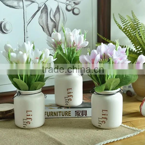Home Garden Decoration Artificial Mini Bonsai Bonsai Lowes photo-2
