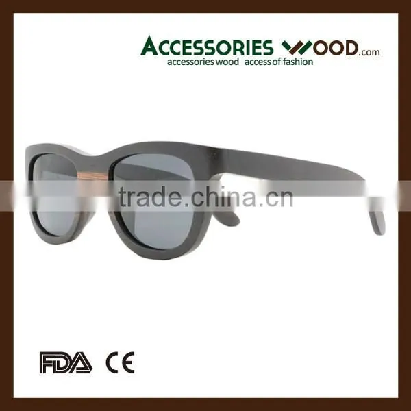 Women Age and Smoke Lenses Color Color Wood Sunglasses photo-3
