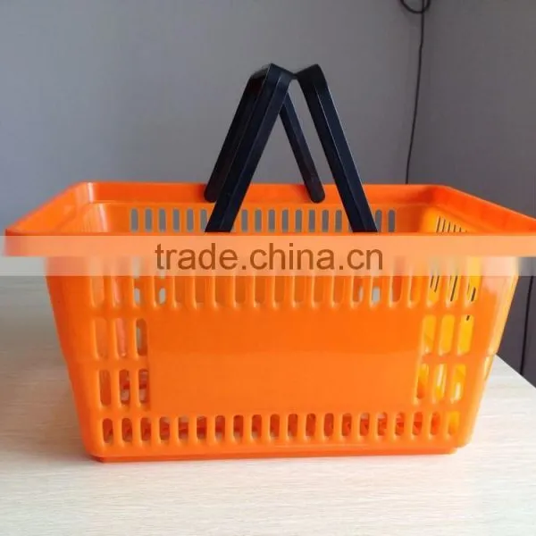Supermarket Square Style Shopping Baskets RH-BPH21-1 For Supermarket Shopping Basket With Double Handles photo-2