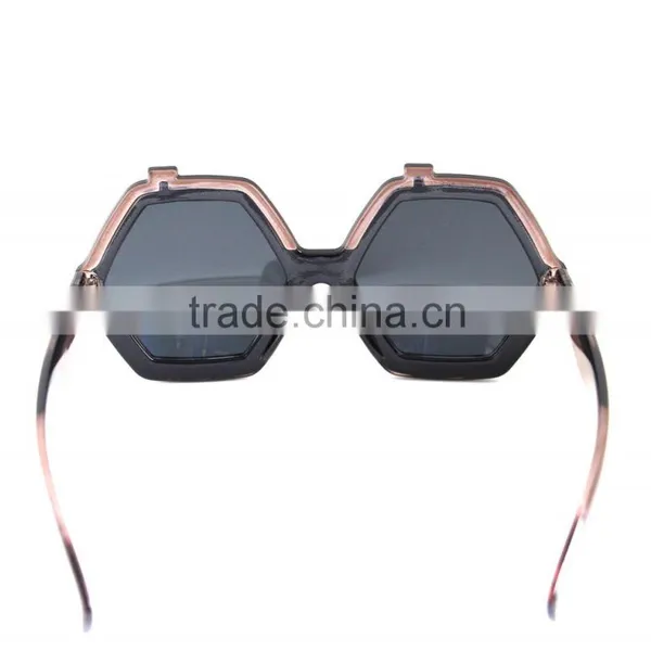 2015 Promotion Plastic Quadrilateral Sun Glasses UV400 With Diamond photo-6
