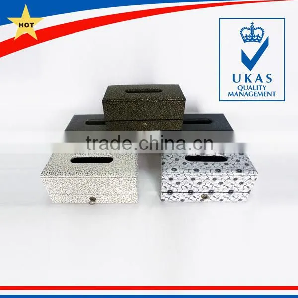 Luxury Leather Tissue Box With Drawer photo-2