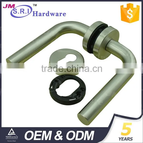 Modern 304 Stainless Steel Door Lever for Wooden Doors photo-3