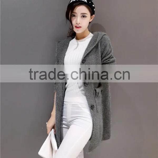 Round Neck All-Size Gray Wool Sweater Patterns photo-3