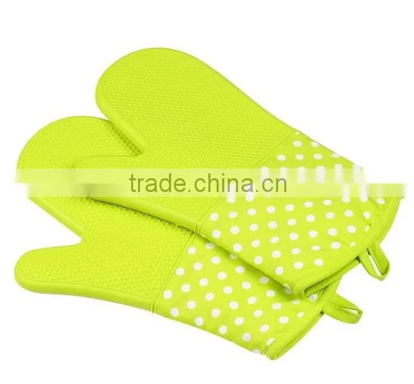 2016 Lengthened Cotton Oven Mitt,silicone Oven Mitt photo-3