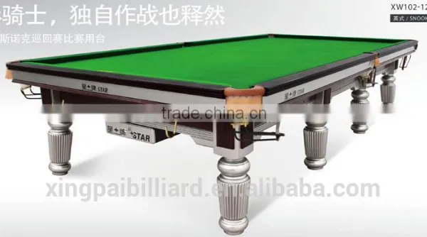 12 ft Star Silver Snooker Table XW102-12S With Top Grade Accessories