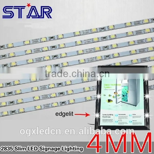 ULTRA Slim 4m led backlit bar for crystal light box 4*4 led light bar high brightness backlit led ight box