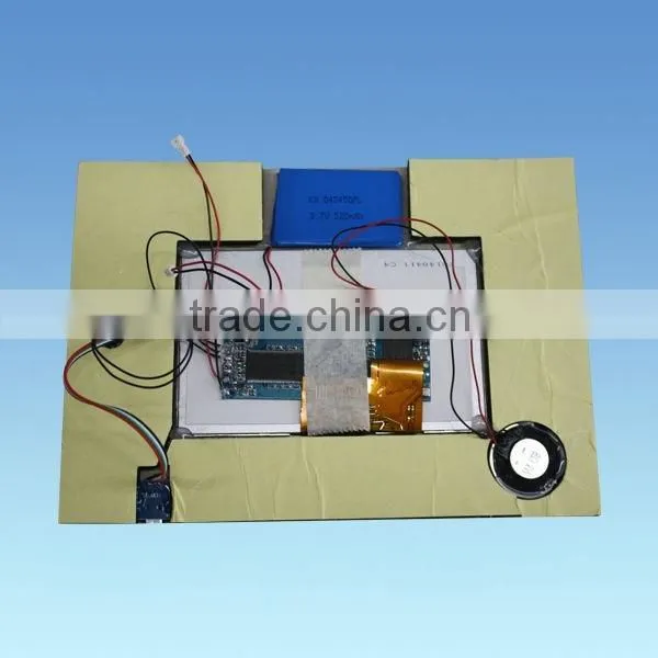 Hot Sale 10inch A4 Paper Card Lcd Video Greeting Module for Gifts photo-4