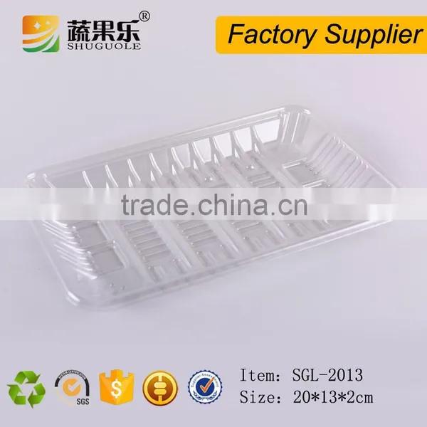 Cheap Clear Disposable PET Plastic Food Fruit Packaging Tray photo-4
