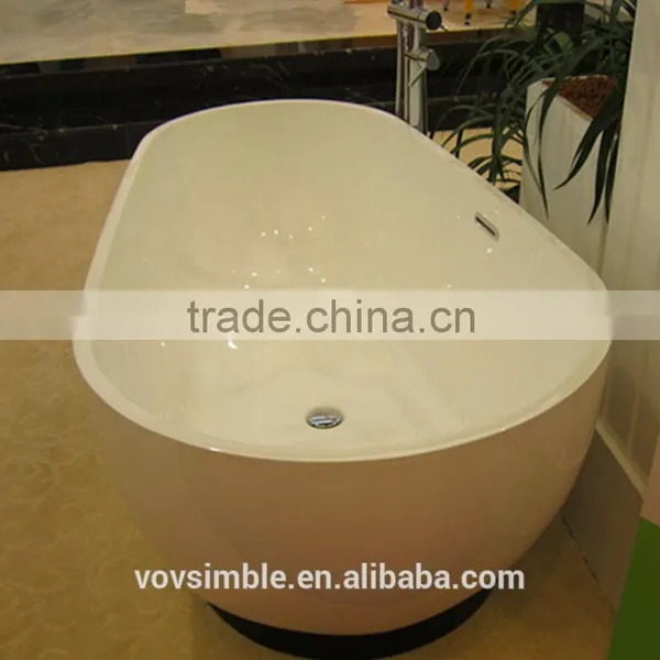 New Design Actual Manufacturer Solid Surface Whirlpool Bathtub photo-6