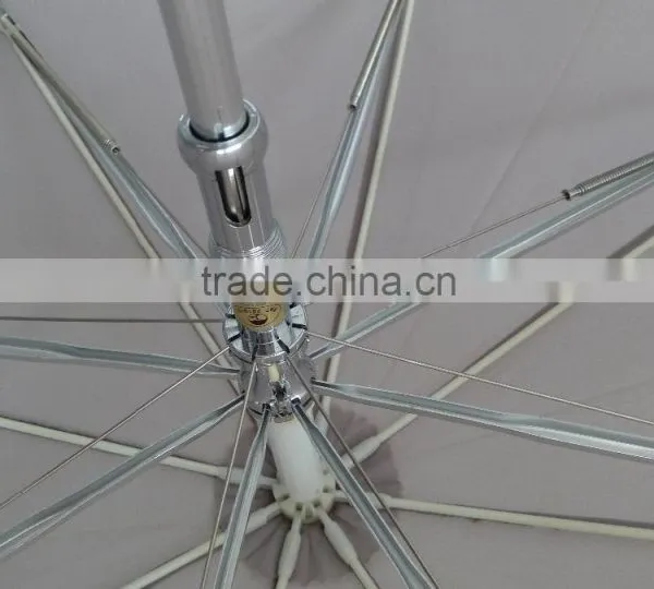 Windproof 21 Inch Aluminum Patio Umbrella For Ladies photo-3