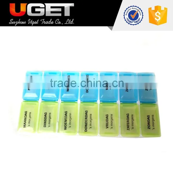 Factory Price Spring Plastic Wholesale Monthly Pill Box for Indian photo-6