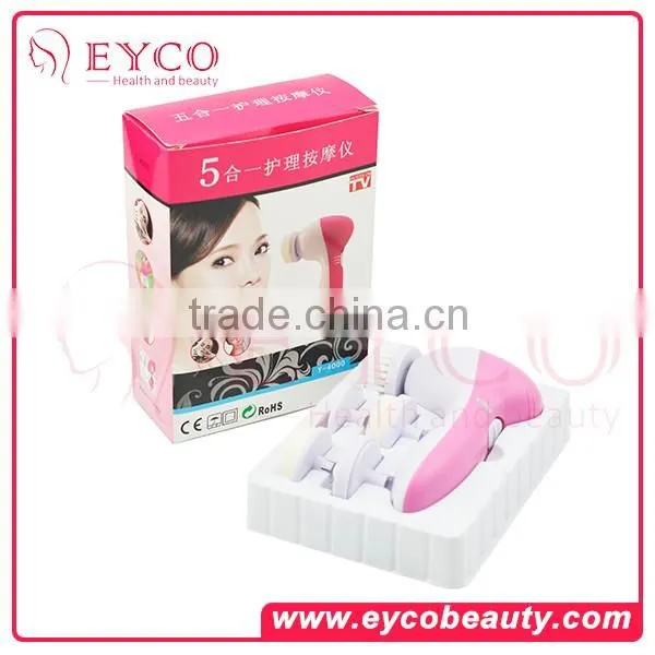 Home Use Silicone Facial Brush Facial Massager 5 in 1 Personal Skin Care Beauty EYCO BEAUTY photo-3