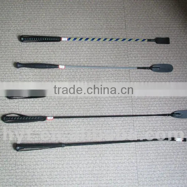 Anti-skidding Fiber Glass Rod Horse Whip