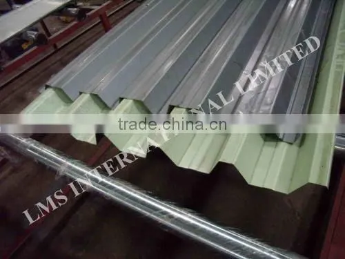 LMS Color Steel Roofing Roll Forming Machine , Wall Panel Cold Rolling Mill photo-4