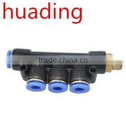 Best Selling 5 Way Metal Connector,PU Hose Connector And Pneumatic Cylinder photo-2