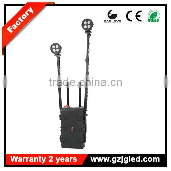 Guangzhou Portable Power Source Ems High/Middle/Low/SOS Operated CREE 80W LED Heavy Duty Rechargeable Searchlight photo-2