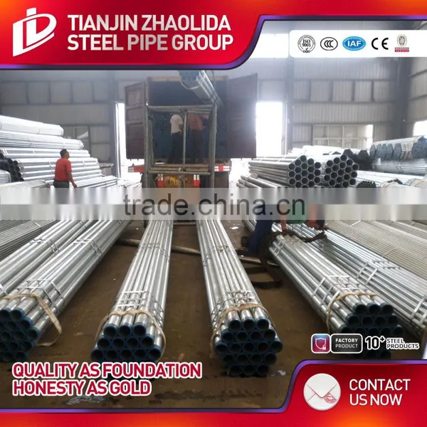 Astm Standard Galvanized Steel Pipe for Irrigation Tianjin Manufacturer photo-3