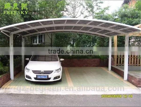 White Brown Weather-Shield Canopy Portable Metal 2-Car Carport Kit photo-5