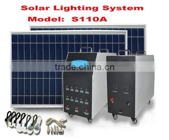 100W 200W 300W Small Solar Power System for Home Lighting photo-5
