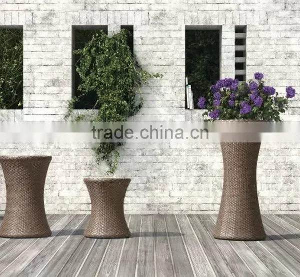 Garden Furniture Rattan Vases Plant Pot