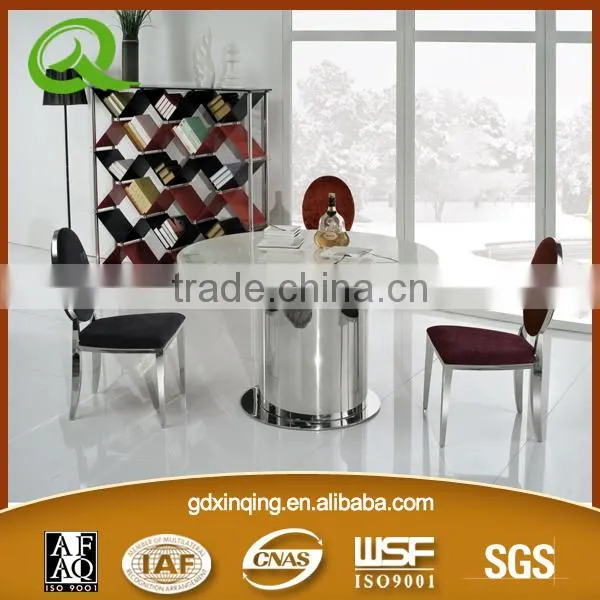 TH314 Tempered Glass Dining Table Set China Dining Table Set photo-3