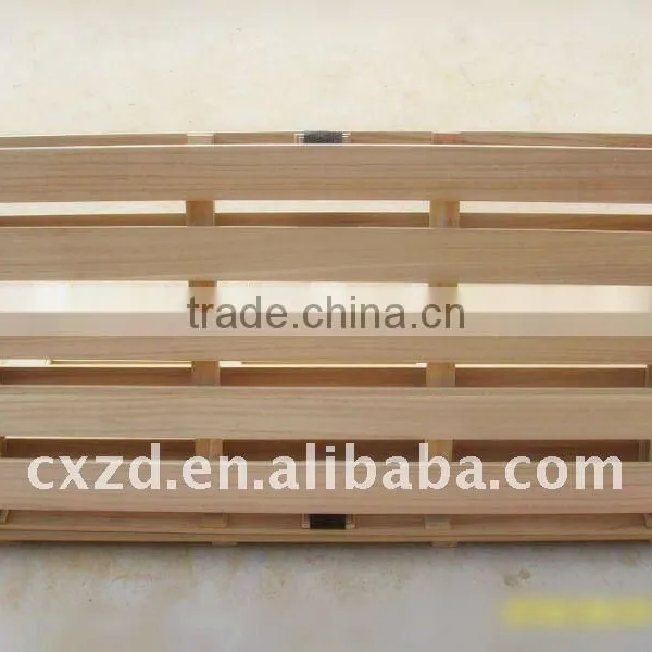 Simple Design Wooden Floor Mat Can be Use for Flower Pot photo-3
