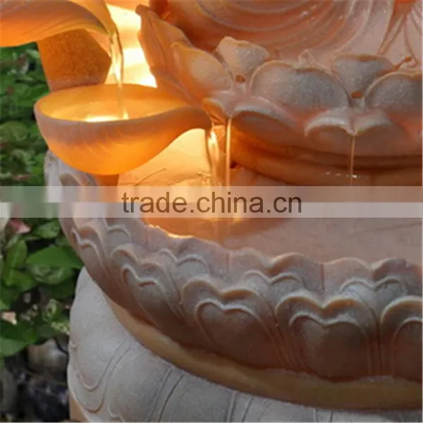 Cheap Price Table Top Small Waterfall Fountain Buddha Water Fountain Indoor photo-3