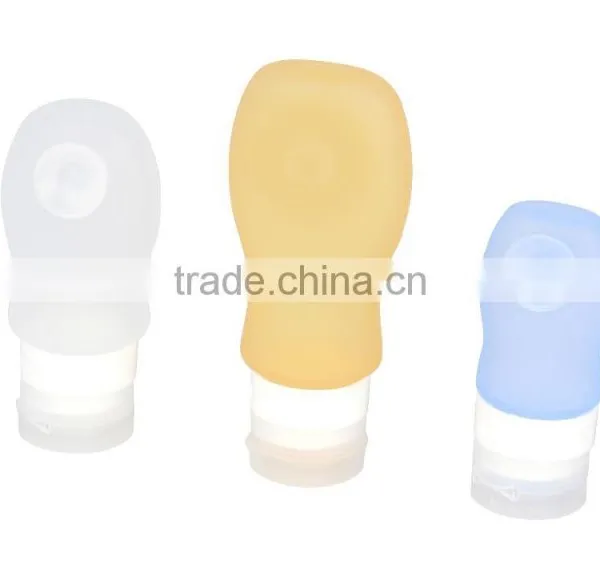 Compact Low Price Quality-Assured Silicon Cosmetic Bottle Set