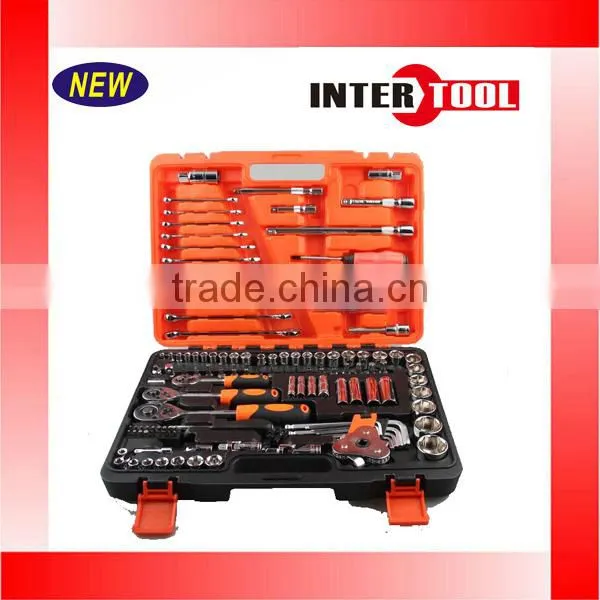 120 1pcs Metal Tool Set With Oil Filter Wrench Machinery Tool 121 PCS Socket Wrench Set photo-2