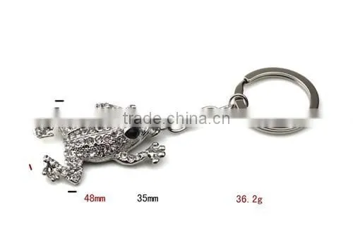 Wholesale Heart Shaped Metal Keyring Rhinestone Key Chain KY07-0006 photo-6