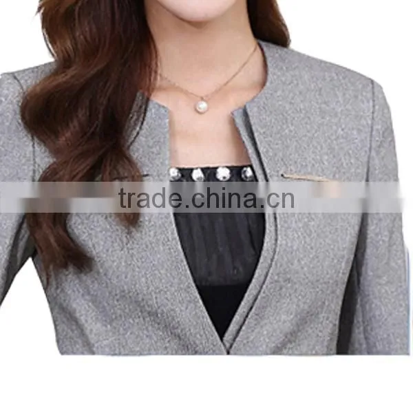 Free Sample Best Office Staff Uniform Designs For Women Korean New Style photo-6