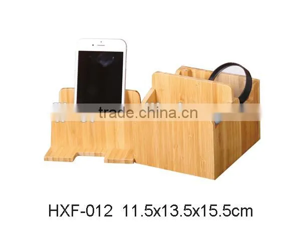 Bamboo Stationary Mobile Phone Stands and Holders photo-3