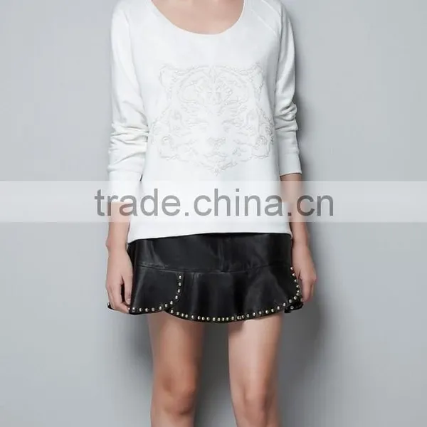 Guangzhou New Styles Cheap Short Skirt for Girls 2015