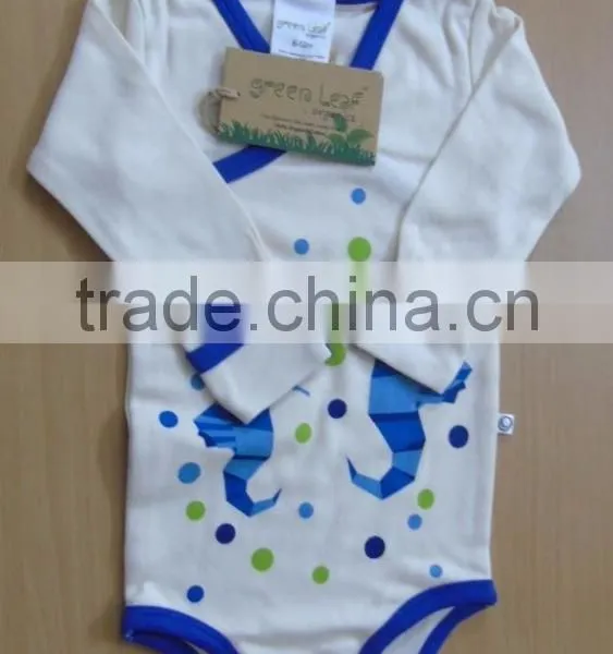 Organic Cotton Plain With Printed Baby Body Suits and Soft With Long Sleeve Baby t Shirts With Organic Latest Design Baby Pants photo-3