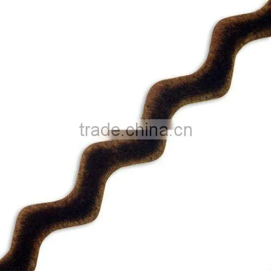 Decorative Zig Zag Velvet Ribbon