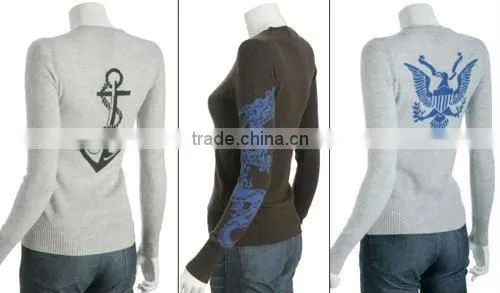 Woolen Knitted Cashmere Woman Cardigan Sweater Designs for Ladies photo-4